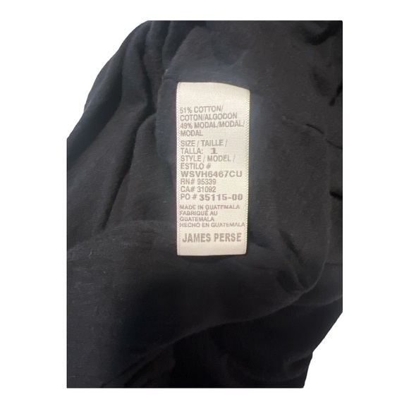 Standard James Perse Blouson Stretch T-Shirt Dress Size 1 (Small) A1 - Picture 5 of 6